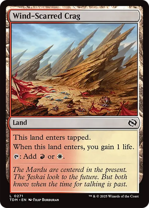 Wind-Scarred Crag - Tarkir: Dragonstorm