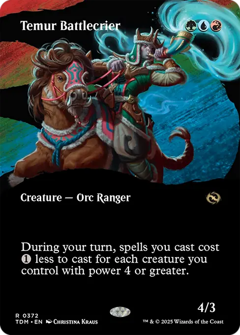 Temur Battlecrier - Tarkir: Dragonstorm