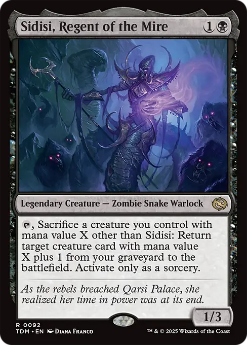 Sidisi, Regent of the Mire - Tarkir: Dragonstorm