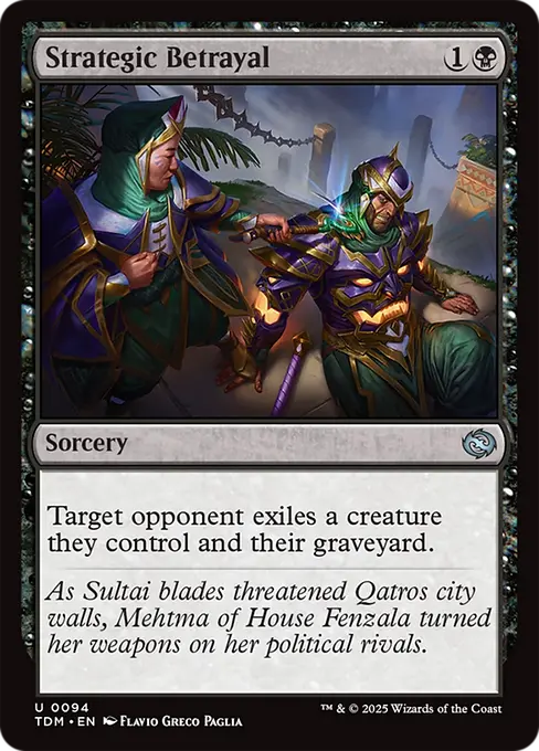 Strategic Betrayal - Tarkir: Dragonstorm