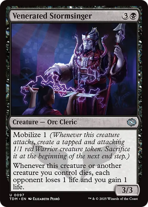 Venerated Stormsinger - Tarkir: Dragonstorm